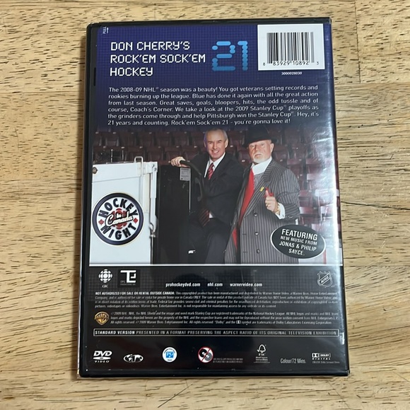 Don Cherry's Rock'Em Sock'Em Hockey #21 DVD Sealed - Picture 2 of 2